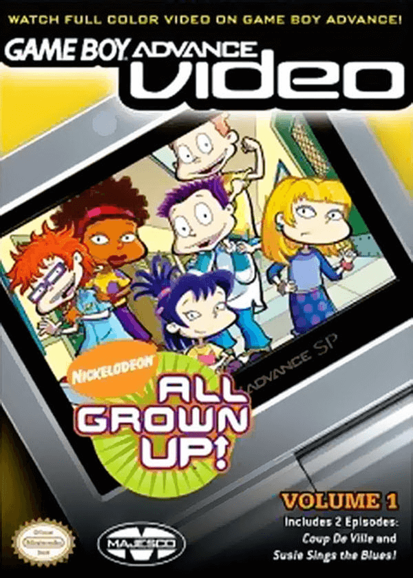 GBA Video All Grown Up Volume 1 box art for GameBoy Advance